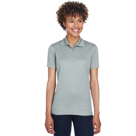 UltraClub 8210L Ladies Cool & Dry Mesh Pique Polo - Silver