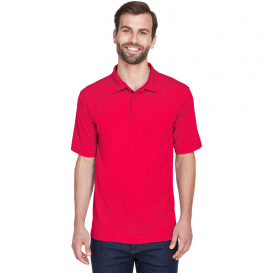 UltraClub 8210 Men\'s Tall Cool & Dry Mesh Pique Polo - Red