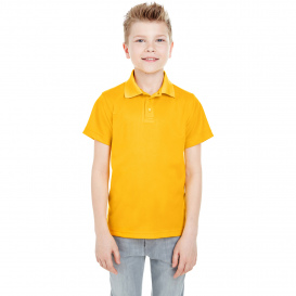 UltraClub 8210Y Youth Cool & Dry Mesh Pique Polo - Gold