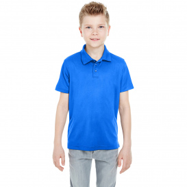 UltraClub 8210Y Youth Cool & Dry Mesh Pique Polo - Royal