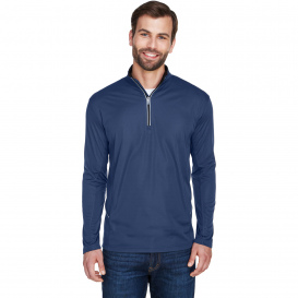 UltraClub 8230 Men\'s Cool & Dry Sport Quarter-Zip Pullover - Navy