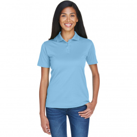 UltraClub 8404 Ladies Cool & Dry Sport Polo - Columbia Blue