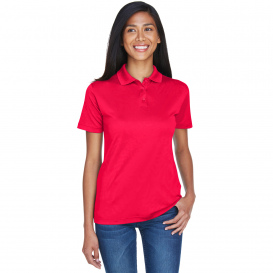 UltraClub 8404 Ladies Cool & Dry Sport Polo - Red