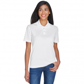 UltraClub 8404 Ladies Cool & Dry Sport Polo - White