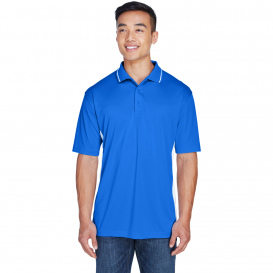 UltraClub 8406 Men\'s Cool & Dry Sport Two-Tone Polo - Royal/White