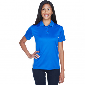 UltraClub 8406L Ladies Cool & Dry Sport Two-Tone Polo - Royal/White