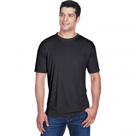 UltraClub 8420 Men\'s Cool & Dry Performance Interlock T-Shirt - Black