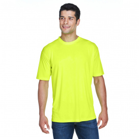 UltraClub 8420 Men\'s Cool & Dry Performance Interlock T-Shirt - Bright Yellow