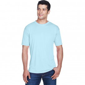 UltraClub 8420 Men\'s Cool & Dry Performance Interlock T-Shirt - Ice Blue