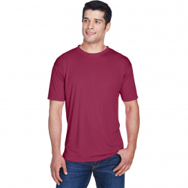 UltraClub 8420 Men\'s Cool & Dry Performance Interlock T-Shirt - Maroon