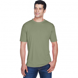 UltraClub 8420 Men\'s Cool & Dry Performance Interlock T-Shirt - Military Green