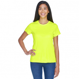 UltraClub 8420L Ladies Cool & Dry Performance Interlock T-Shirt - Bright Yellow