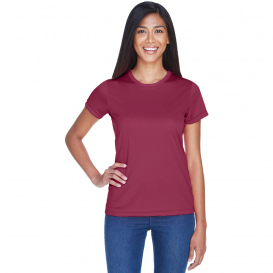 UltraClub 8420L Ladies Cool & Dry Performance Interlock T-Shirt - Maroon