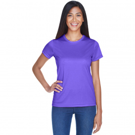 UltraClub 8420L Ladies Cool & Dry Performance Interlock T-Shirt - Purple