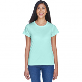 UltraClub 8420L Ladies Cool & Dry Performance Interlock T-Shirt - Sea Frost