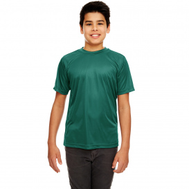 UltraClub 8420Y Youth Cool & Dry Performance Interlock T-Shirt - Forest Green