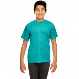 UltraClub 8420Y Youth Cool & Dry Performance Interlock T-Shirt - Jade