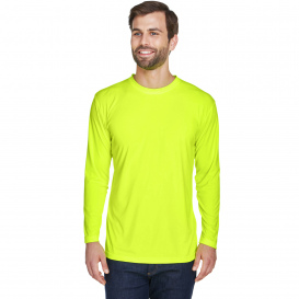 UltraClub 8422 Men's Cool & Dry Sport Long-Sleeve Performance Interlock ...