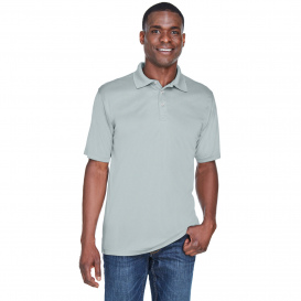 UltraClub 8425 Men\'s Cool & Dry Sport Performance Interlock Polo - Grey