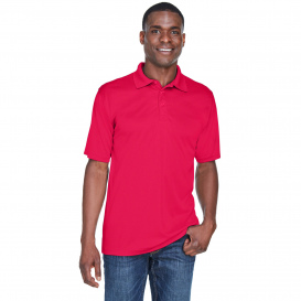 UltraClub 8425 Men\'s Cool & Dry Sport Performance Interlock Polo - Red