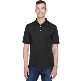 UltraClub 8445 Men\'s Cool & Dry Stain-Release Performance Polo - Black