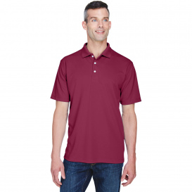 UltraClub 8445 Men\'s Cool & Dry Stain-Release Performance Polo - Maroon