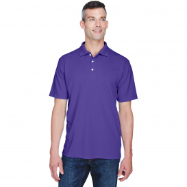 UltraClub 8445 Men\'s Cool & Dry Stain-Release Performance Polo - Purple