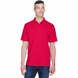 UltraClub 8445 Men\'s Cool & Dry Stain-Release Performance Polo - Red