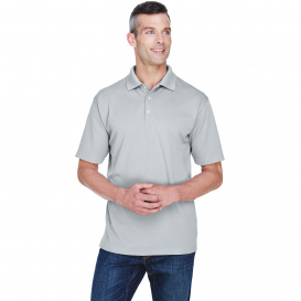 UltraClub 8445 Men\'s Cool & Dry Stain-Release Performance Polo - Silver