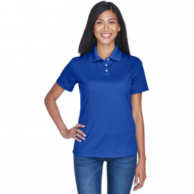 UltraClub 8445L Ladies Cool & Dry Stain-Release Performance Polo - Cobalt