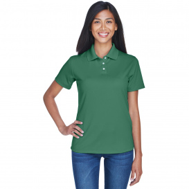 UltraClub 8445L Ladies Cool & Dry Stain-Release Performance Polo - Forest Green