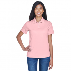 UltraClub 8445L Ladies Cool & Dry Stain-Release Performance Polo - Pink