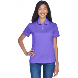 UltraClub 8445L Ladies Cool & Dry Stain-Release Performance Polo - Purple