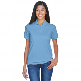 UltraClub 8530 Ladies Classic Pique Polo - Cornflower