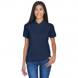 UltraClub 8530 Ladies Classic Pique Polo - Navy