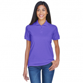 UltraClub 8530 Ladies Classic Pique Polo - Purple