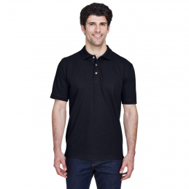 UltraClub 8535 Men\'s Classic Pique Polo - Black