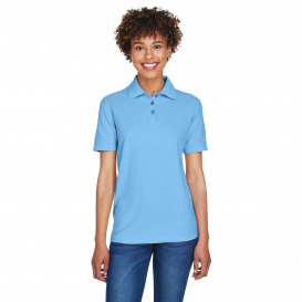 UltraClub 8541 Ladies Whisper Pique Polo - Cornflower