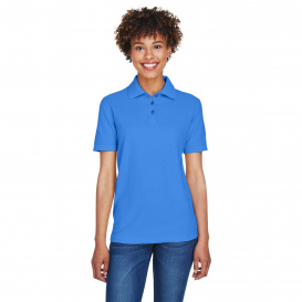 UltraClub 8541 Ladies Whisper Pique Polo - French Blue