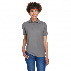 UltraClub 8541 Ladies Whisper Pique Polo - Graphite