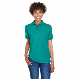 UltraClub 8541 Ladies Whisper Pique Polo - Jade