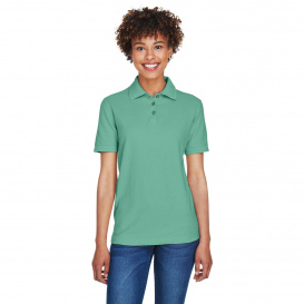 UltraClub 8541 Ladies Whisper Pique Polo - Leaf