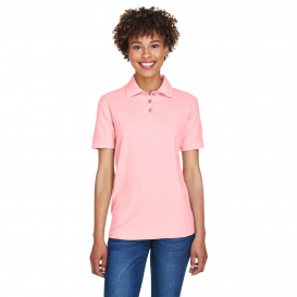 UltraClub 8541 Ladies Whisper Pique Polo - Pink