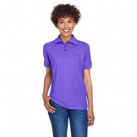 UltraClub 8541 Ladies Whisper Pique Polo - Purple