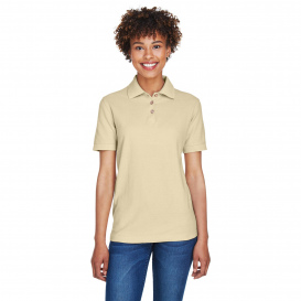 UltraClub 8541 Ladies Whisper Pique Polo - Putty