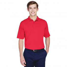 UltraClub 8610 Men\'s Cool & Dry 8 Star Elite Performance Interlock Polo - Red