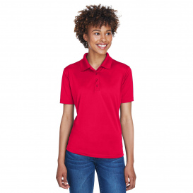 UltraClub 8610L Ladies Cool & Dry 8 Star Elite Performance Interlock Polo - Red