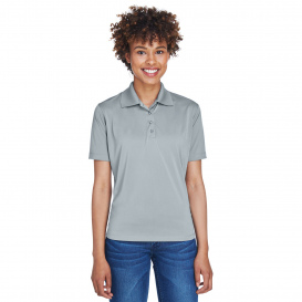 UltraClub 8610L Ladies Cool & Dry 8 Star Elite Performance Interlock Polo - Silver