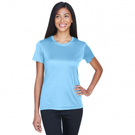 UltraClub 8620L Ladies Cool & Dry Basic Performance T-Shirt - Columbia Blue