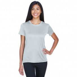 UltraClub 8620L Ladies Cool & Dry Basic Performance T-Shirt - Grey